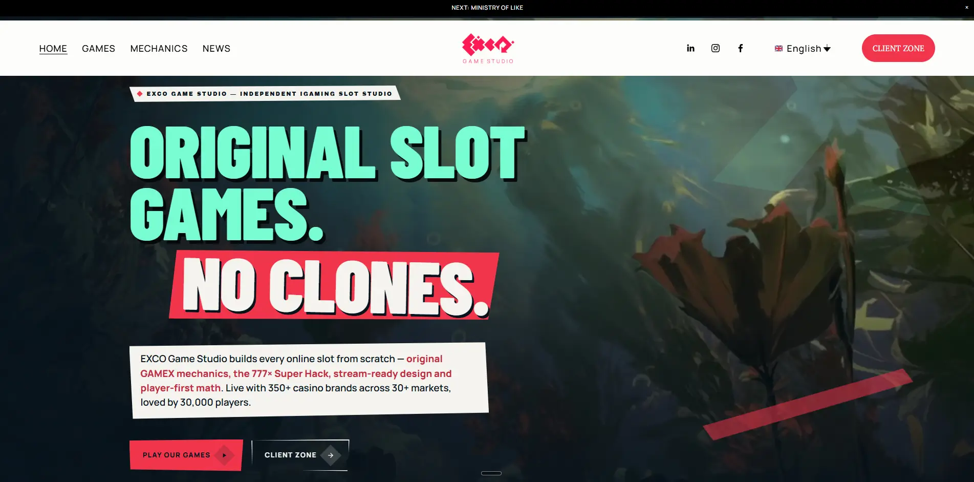 EXCO Game Studio e catalogo di slot online